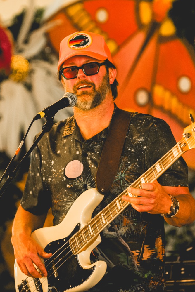 Christopher Pedley playing bass